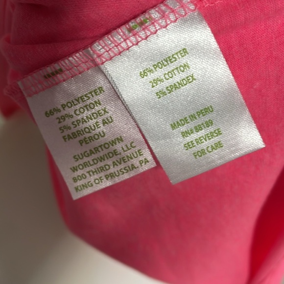 Lilly Pulitzer Alessa Top Pink Sunset Ruffle Tank Small - Picture 7 of 9